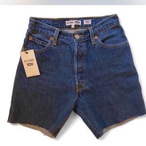 RE/DONE X LEVI'S DENIM SHORTS - 25" WAIST